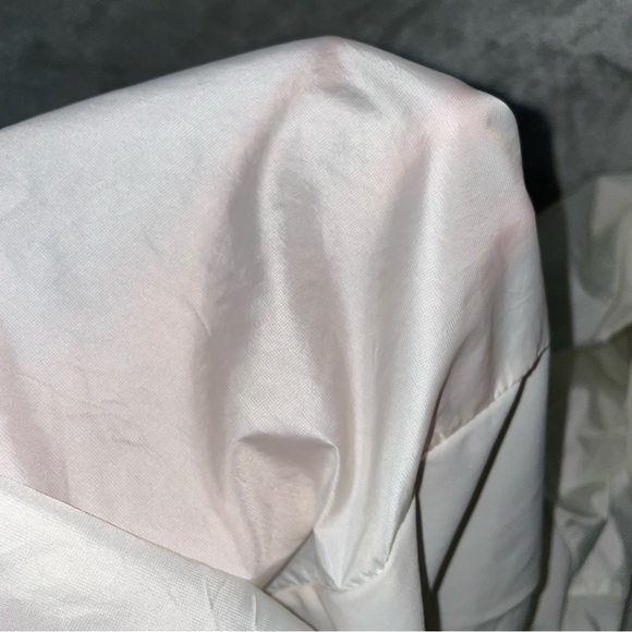 Capo Ultralight Cycling Jacket White with Black Trim Full Zip w/ Pocket Size XL - Picture 5 of 8